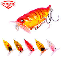 6pcs/lot Fishing Lure Cicada Bass Baits 4cm-1.57" Crank 4.15g-0.15oz Japan Topwater 3D Eyes Hard Swimbait Lifelike Wobbler Pesca 2024 - buy cheap