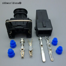 shhworldsea 282762-1 male female 3.5mm EV1 Fuel Injector Plug nozzle Cars Waterproof 2 Pin way Wire Plug auto Connectors 2024 - buy cheap