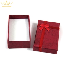 Wholesale 12pcs/Lot Red Color 5x8x2.5cm DIY Jewelry Set Storage Box Necklace Earrings Ring Boxes Jewelry Packaging Organizer 2024 - buy cheap