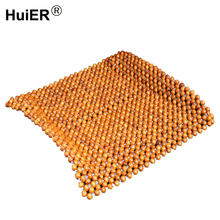 HuiER universal Car Seat Cover Natural Wood Beads  Auto Accessories Interior Breathable Car Seat Cushion Protector Car Styling 2024 - buy cheap