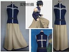 Disfraz de Fairy Tail, Cosplay de Fullbuster, color gris, 2017 2024 - compra barato