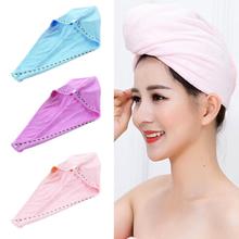 3Pcs Women Water Absorbent Turban Quick Dry Hair Hat Bathing Shower Towel Cap Useful 2024 - buy cheap