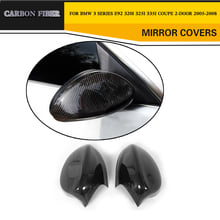 Carbon Fiber Auto Car Side Mirror Cover for BMW 3 Series E92 320i 325i 335i Coupe 2-Door LHD 2005-2008 2024 - buy cheap