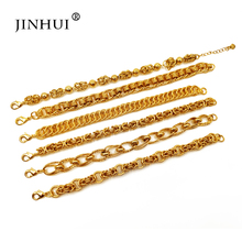 Jin Hui Fashion New African Ethiopia Gold color Men Bracelet Women Party Ornament Luxury Gifts for Friends Dubai Bangle Jewelry 2024 - buy cheap