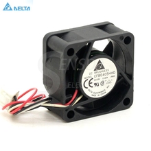 Para delta EFB0405HHD 4020 milímetros 4 40 centímetros DC interruptor 5V 0.45A sinal de alarme dual fãs do rolamento de esferas 2024 - compre barato