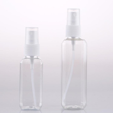 50ml 90ml botella de spray/botellas cosmética perfumes/botellas de envases de plástico cuadradas/viaje muestra subpaquete botella vacía F008 2024 - compra barato