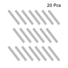 Uxcell 20Pcs Stainless Steel 10mm/20mm/30mm/40mm/45mm Long 1.5mm Diameter Shaft Round Rod Silver for DIY Toy RC Car Model Part 2024 - buy cheap