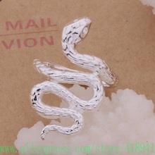 Посеребренное кольцо, посеребренное модное украшение, змея/egpamxwa bhrajyya AR273 2024 - купить недорого