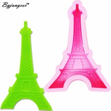 3D Eiffel Tower 3D Candle Soy Wax Mould Scented Soap Handmade Silicone Mold Plaster Resin Clay Diy Craft Home Decoration m867 2024 - buy cheap