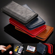 Роскошные кожаные сумки для телефона MOTO G7 Power Play P30 G7 E5 X4 G6 G5S G5 G4 с невидимой магнитной застежкой, чехол-бумажник с отделением для карт 2024 - купить недорого