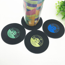 4/6Pcs Vintage Retro CD Tape Mat Disc Design Drinks Coasters  Home Table Cup Mat Creative Decor Coffee Drink Placemat Home Decor 2024 - buy cheap