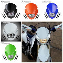 Enduro LED Headlight Motocross Dirt Bike Headlamp w/ Turn Signal Light For Kawasaki KLX Yamaha WR Suzuki DRZ Honda CRF 230 150 2024 - buy cheap