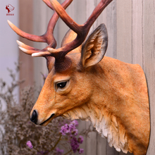 Wall Decoration Deer Head Wall Decoration Bar Restaurant Wall Decoration Crafts 2024 - buy cheap