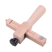 Letaosk tira de madeira ajustável e cinta cortador artesanato ferramenta couro mão corte artesanato com 5 lâmina para diy profissional 2024 - compre barato