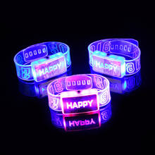 Colorful Soft happy cartoon bracelet luminous watches flash bracelet 2024 - buy cheap
