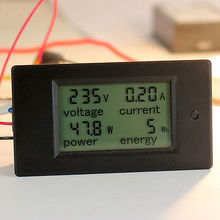 20A AC Digital LCD Panel Power Meter Monitor Power Energy Meter Ammeter Voltmeter Electricity Meter 2024 - buy cheap