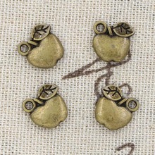 15pcs Charms apple 10x10mm Antique Making pendant fit,Vintage Tibetan Bronze Silver,DIY Handmade Jewelry 2024 - buy cheap