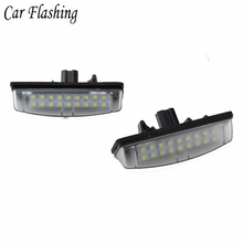 2X Car LED License Plate Light 12V SMD Number Plate Lamp For Toyota Avensis Verso Camry Aurion Prius For Lexus IS200 LS430 GS300 2024 - buy cheap