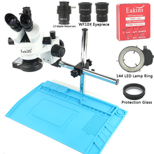 Microscópio trinocular estéreo simal-focal, microscópio com vídeo hdmi, 37mp, 3.5-90x, lente com barbaixa para tv, reparo de soldagem de telefone 2024 - compre barato