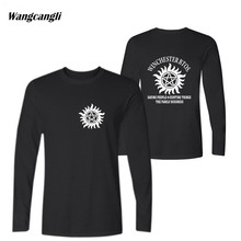 Supernatural winchester brothers tops tee shirt spring autumn long sleeve funny tshirt t shirt men streetwear t-shirt homme 2024 - buy cheap