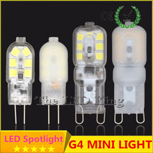 10Pcs AC/DC 12V 3W 6W 2835 SMD G4 G9 LED Bulb,Bi-pin Base, 25W Halogen Bulb Equivalent Milkly Transparent Cover Warm Cool White 2024 - buy cheap