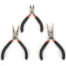 HOT 3Pcs Handle Pliers Jewelry Making Pliers Tools (Sharp nose&Double round&Diagonal Pliers) For DIY Jewelry Making Pliers Tool 2024 - buy cheap