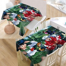 Inuyasha-Mantel de mesa personalizado de Anime, estampado en tela de Oxford, Rectangular, impermeable, a prueba de aceite, cuadrado, para boda, P ~ 2024 - compra barato