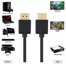 Cable de vídeo en 3D compatible con HDMI, 1,4 V, 1080P, para conmutador divisor HDTV, 0,5 m, 1m, 1,5 m, 2m, 3m, 5m, 10m 2024 - compra barato