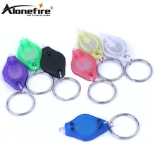 ALONEFIRE Cool LED Mini Night keyhole Keychain light Portable Gift floodlight flashlight Key chain lamp Student Child torch 2024 - buy cheap