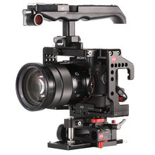 JTZ DP30 Camera Video Cage Baseplate Handle Rig For SONY A9 A7III A7RIII A7SIII 2024 - buy cheap