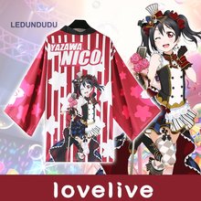 Love Live Bathrobes Chiffon Pajamas Cloaks Nico Yazawa Cosplay Costumes Ayase Eli Yukata Coat Lovelive! Kousaka Honoka Tops 2024 - buy cheap