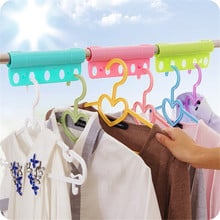 Clips de lavandería para colgar ropa interior, percha antideslizante con 5 agujeros para colgar en forma de tubo de ropa 2024 - compra barato
