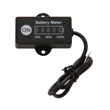 Battery Gauge LED Mini LED Battery Indicator 12/24V lead acid storage battery for cleaning equipment golf carts vehicle BI005 2024 - buy cheap