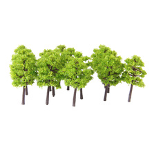 40 Train Layout Model Trees 1:250 Z Scale Garden War Game Diorama Scene 2024 - buy cheap