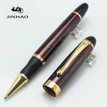 JINHAO X450 винная шариковая ручка с классическим бордовым рисунком тумана без карандаша роскошные подарочные ручки для письма 2024 - купить недорого