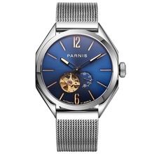 Parnis Commander Seriers Luminous Mens Sapphire Mirror Classic Dress Automatic Self Wind Mechanical Watch Wrist Watches 2024 - buy cheap