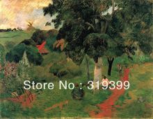 Pintura al óleo de Paul gouguin hecha a mano, 100%, reproducción en lienzo de lino, allices y lugares, Martinica, envío gratis, calidad de museo 2024 - compra barato