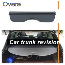 OVERE 1Set Car Rear Trunk Cargo Cover For Nissan Qashqai 2015 2016 2017 2018 Styling Black Security Shield Shade Car accessories 2024 - buy cheap