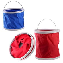 2019 Folding bucket car wash car bucket outdoor portable fishing bucket washing bucket retractable car wash canvas supplies 2024 - buy cheap