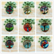 10PCS Round 20MM Mixed life Tree Glass Cabochon for bracelet necklace women 2019 earrings pins ring Jewelry Supply 2024 - buy cheap