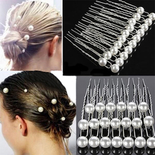 20PCS Charm Wedding Party Bridal Hair Pins Clip Barrette White Faux Pearl Hairpins for HairStyle 2024 - buy cheap
