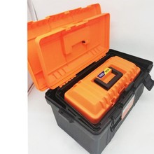1 pcs Thickening Plastic hardware toolbox home repair multi-function car storage box art box With shoulder strap 2024 - buy cheap