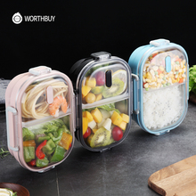 WORTHBUY Japanese Portable Lunch Box For Kids School 304 Stainless Steel Bento Box Kitchen Leak-proof Food Container Food Box 2024 - buy cheap