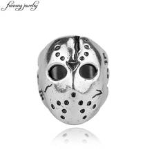 Черная пятница, Хоккейная маска Джейсона, кольцо с черепом, для Хэллоуина, Байкерская фотография 2024 - купить недорого