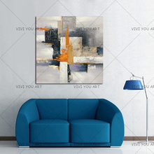 Grey Art Canvas Painting Modern Abstract Acrylic Wall Art Decor for Living Room Pictures A Texture Cuadros Decoration 2024 - buy cheap