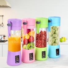 380ml Portable Mini Juicer USB Rechargeable Blender Mixer Juice Machine Handheld Vegetable Juice Maker Blender  Juice Making Cup 2024 - купить недорого