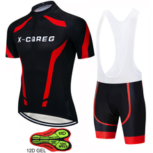 Conjunto de uniforme de equipo profesional de X-CQREG para hombre, Maillot de Ciclismo, Jersey de verano, novedad de 2020 2024 - compra barato