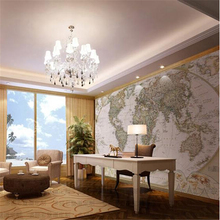 Beibehang-Mural de papel de pared con diseño de mapa del mundo, papel tapiz de moda para pared de cuarto, 3 d 2024 - compra barato