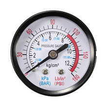 New 1 pc 13mm Bar Air Pressure Gauge 1/4 BSP Thread 0-180 PSI 0-12 Manometer Double Scale For Air Compressor 2024 - buy cheap