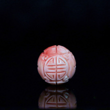Bola redonda de drogon para tallado de coral artificial, rosa, 6mm, 8mm, 10mm, 12mm, 15mm, 18mm, 20mm, abalorios de joyería, 5 uds., B936 2024 - compra barato